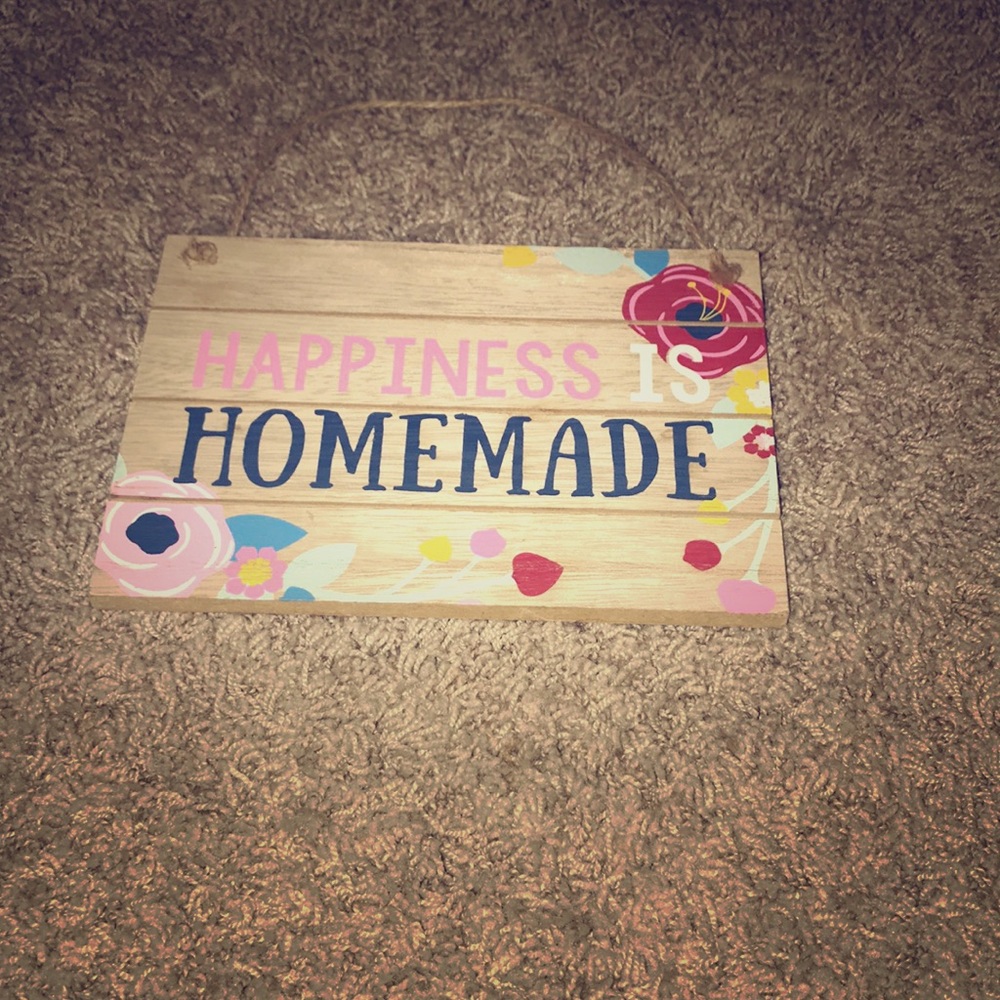 A cute hanging sign